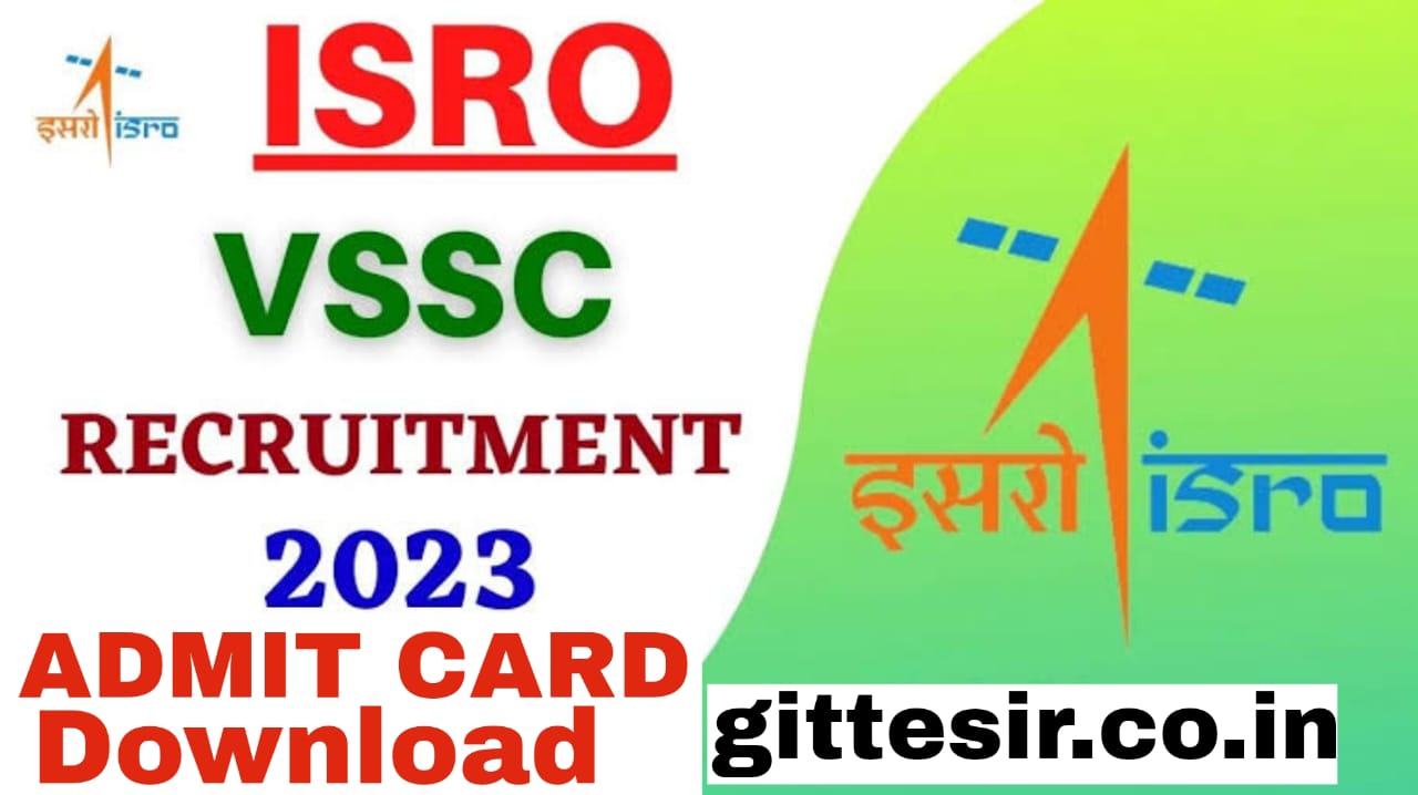 ISRO VSSC Recruitment 2023 Exam Date Announced | Admit Card 2023